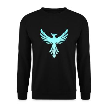 Phoenix Logo - Unisex Pullover - Schwarz - Vorne - Alina (178cm) & Michal (187cm)