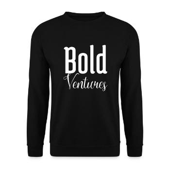 entrepreneurship skills cool statement - Unisex Sweatshirt - black - Front - Alina (178cm) & Michal (187cm)