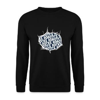 jokes industrial robotics statement robotic trends - Unisex Pullover - Schwarz - Vorne - Alina (178cm) & Michal (187cm)
