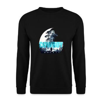 cowboy spirit - Unisex Pullover - Schwarz - Vorne - Alina (178cm) & Michal (187cm)