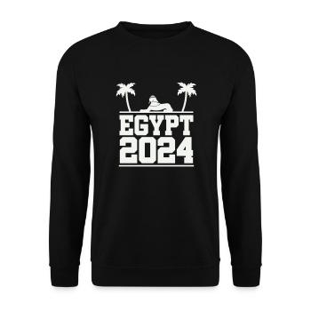 Egypt 2024 - Unisex Sweatshirt - black - Front - Alina (178cm) & Michal (187cm)