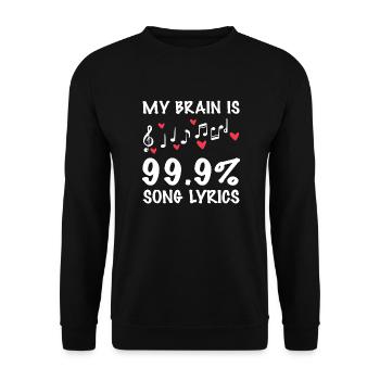 Theater Schauspiel Schauspieler Schauspielerin - Unisex Pullover - Schwarz - Vorne - Alina (178cm) & Michal (187cm)