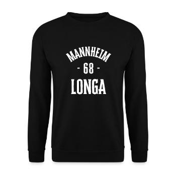 Mannheim 68 Longa - Unisex Pullover - Schwarz - Vorne - Alina (178cm) & Michal (187cm)