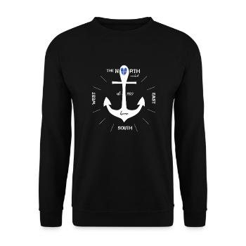 Vacances Anchor Iceland - Sweat-shirt Unisexe - noir - Devant - Alina (178cm) & Michal (187cm)
