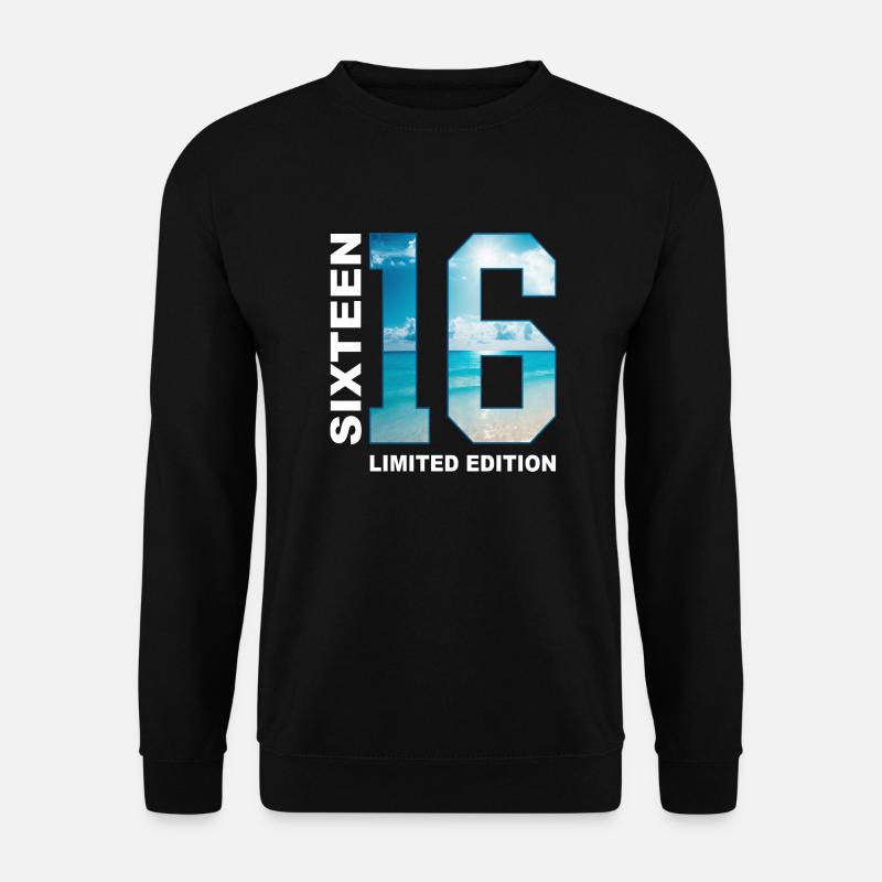 16th Birthday Gift - Unisex Sweatshirt - black