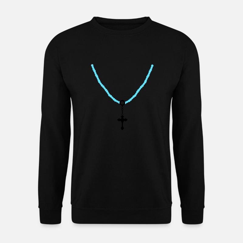 Cross Chain 02 - Unisex Sweatshirt - black