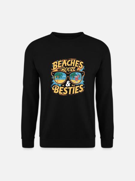 Girls' Vacation – Beaches, Drinks, Girlfriends - Unisex Sweatshirt - black