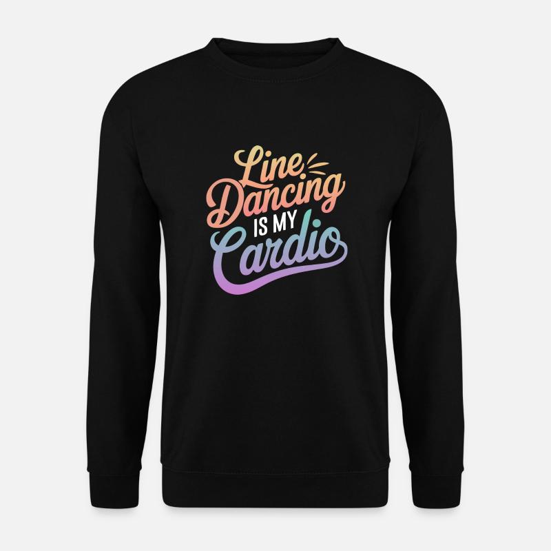Line Dancing Dancing Dancers - Unisex Sweatshirt - black