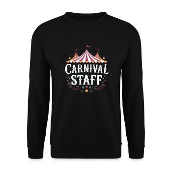Cirque Carnaval Carnaval - Sweat-shirt Unisexe - noir - Devant - Alina (178cm) & Michal (187cm)