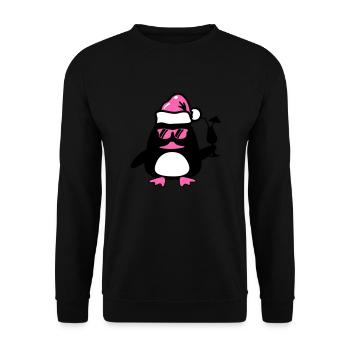 Noël du canard de plage - Sweat-shirt Unisexe - noir - Devant - Alina (178cm) & Michal (187cm)