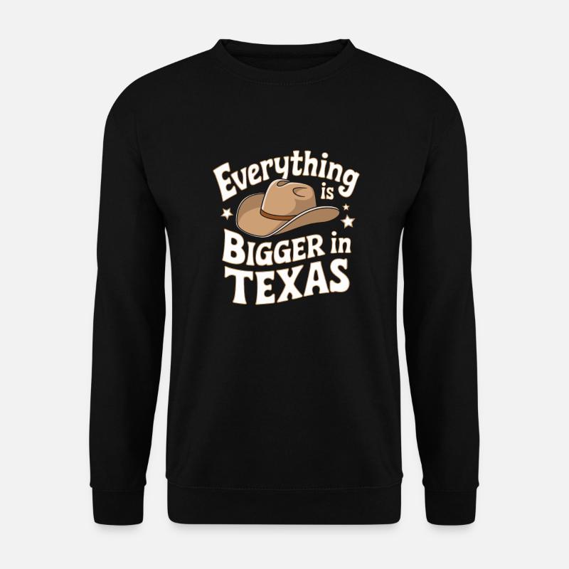 État du Texas Texans Texas - Sweat-shirt Unisexe - noir