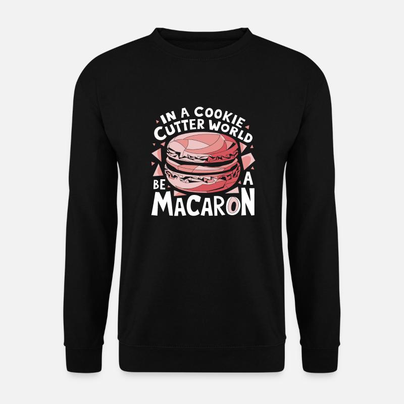 Soyez unique comme un macaron - Sweat-shirt Unisexe - noir
