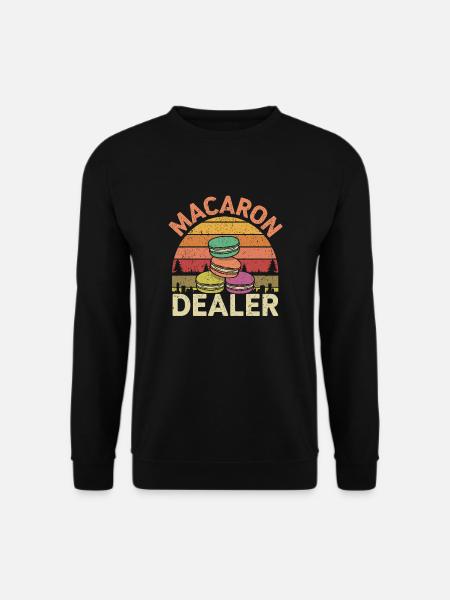 Love for French desserts - Unisex Sweatshirt - black