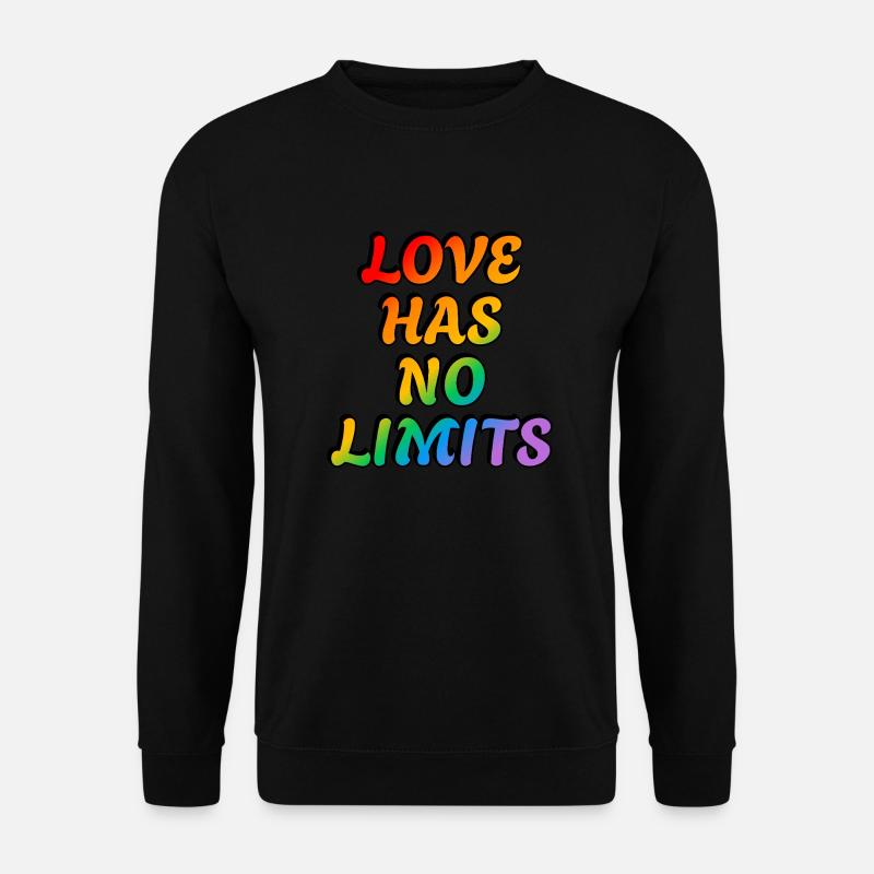 Love has no limits - Unisex Sweatshirt - black