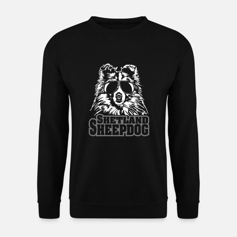 SHETLAND SHEEPDOG cool - Unisex Sweatshirt - black