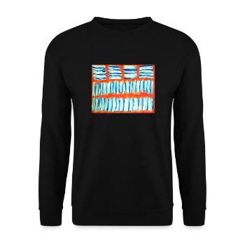 Sabino Lemon ART Tees - Unisex Pullover - Schwarz - Vorne - Alina (178cm) & Michal (187cm)