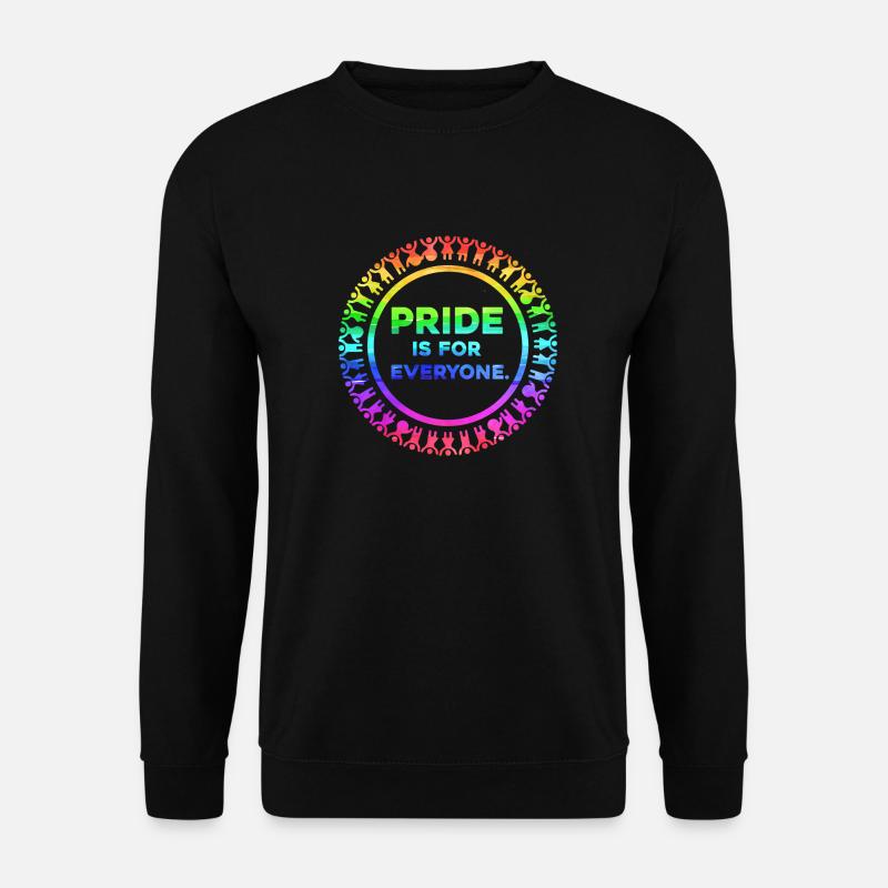 Pride is for Everyone - Unisex Sweatshirt - black
