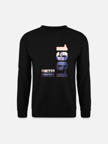 1961. Limited Edition T-Shirt Geburtstags Idee - Unisex Pullover - Schwarz