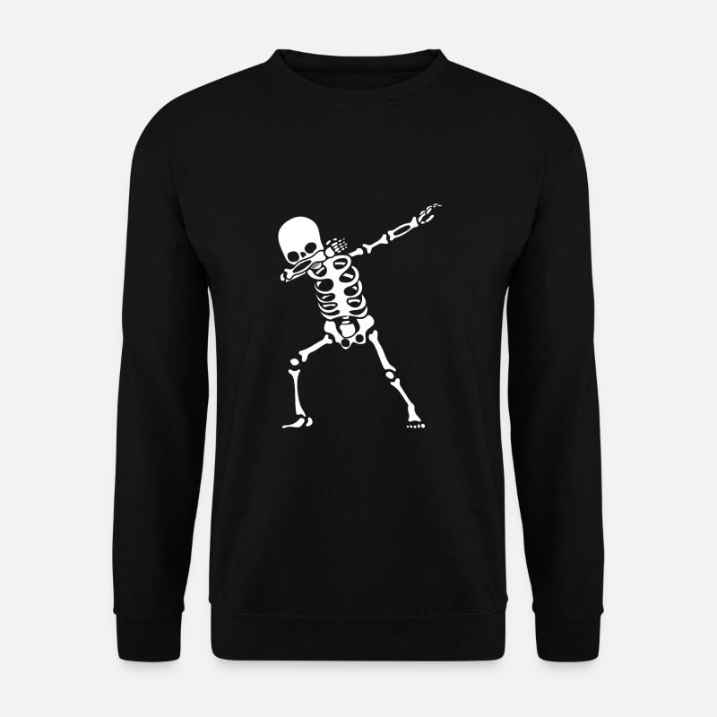 Dab dance - skeleton - Unisex Sweatshirt - black