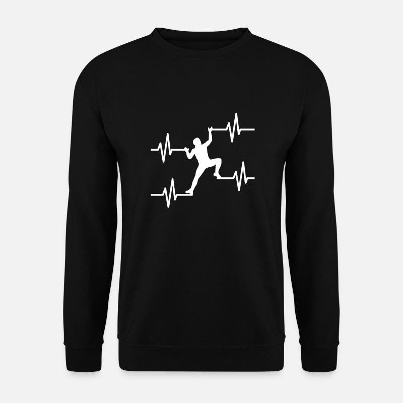 Climbing - Boulder - Mountaineer - Unisex Sweatshirt - black