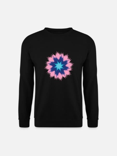 tie dye shirt. Tie Dye Shirt Patterns - Unisex Sweatshirt - black