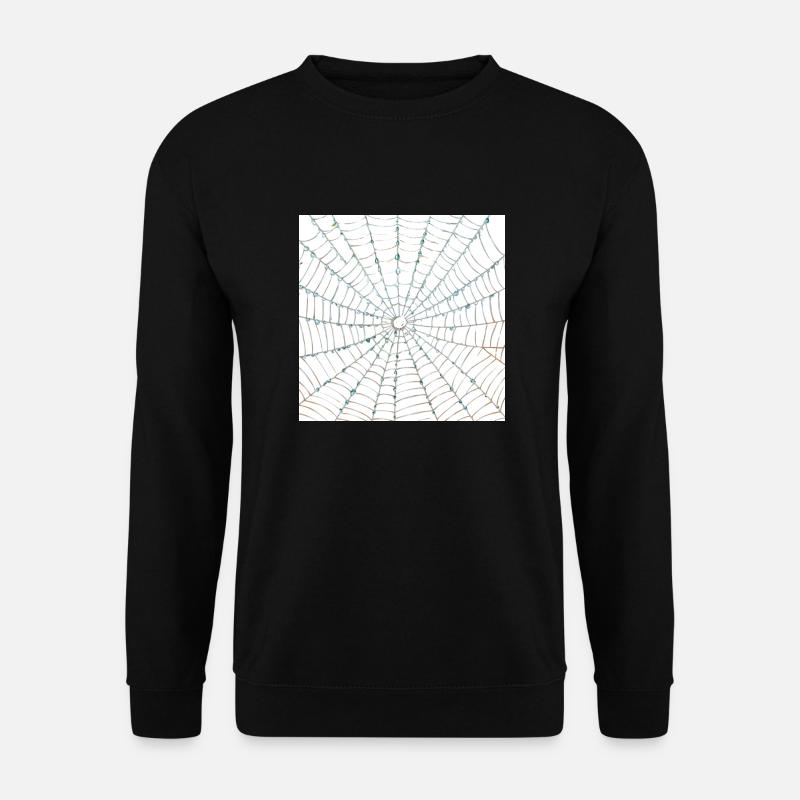 Conception de toile d’araignée - Sweat-shirt Unisexe - noir