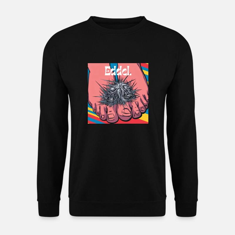 Eddel Fussel - Unisex Pullover - Schwarz