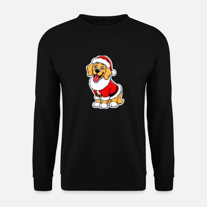Weihnachtshund - Unisex Pullover - Schwarz