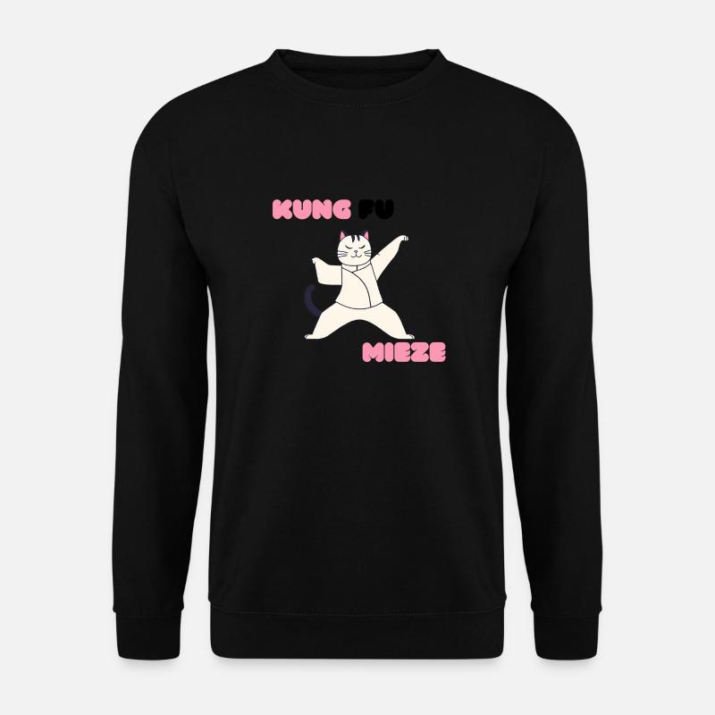 Kung Fu Miezekatze - Unisex Pullover - Schwarz