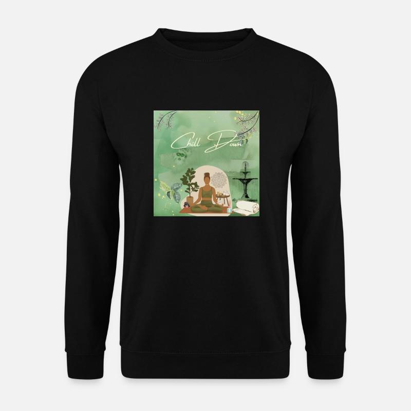 Chill Down - Wellness Break - Unisex Sweatshirt - black