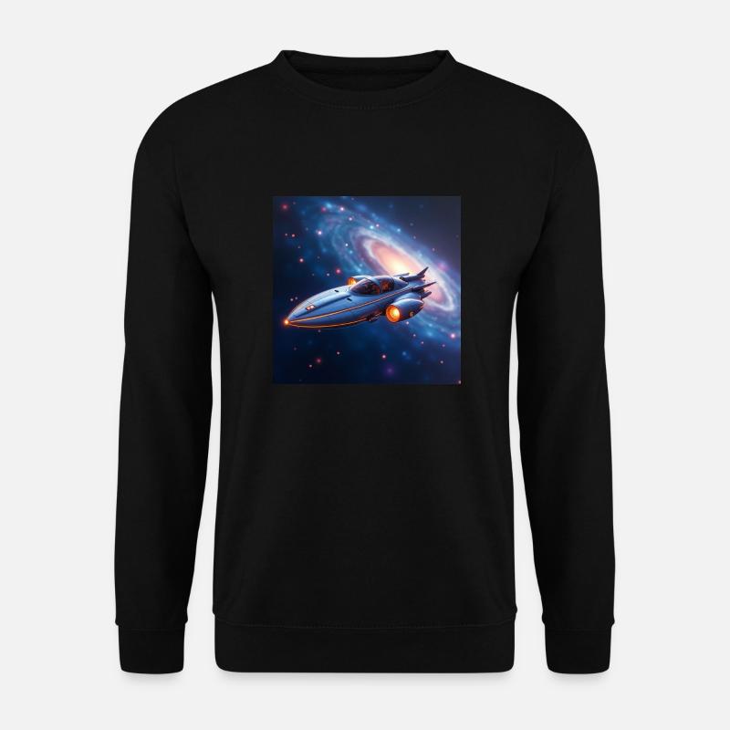 Flux Raumschiff - Unisex Pullover - Schwarz