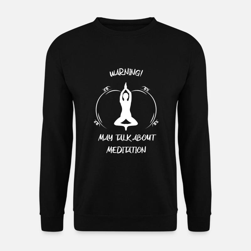 Meditaion - Unisex Pullover - Schwarz