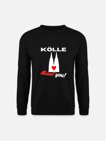 Karneval Köln Kölle Alaaf Kölner Dom Rosenmontag - Unisex Pullover - Schwarz