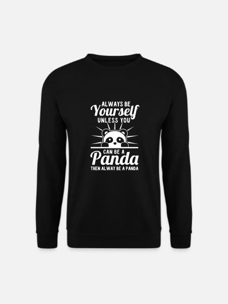 panda - Unisex Sweatshirt - black