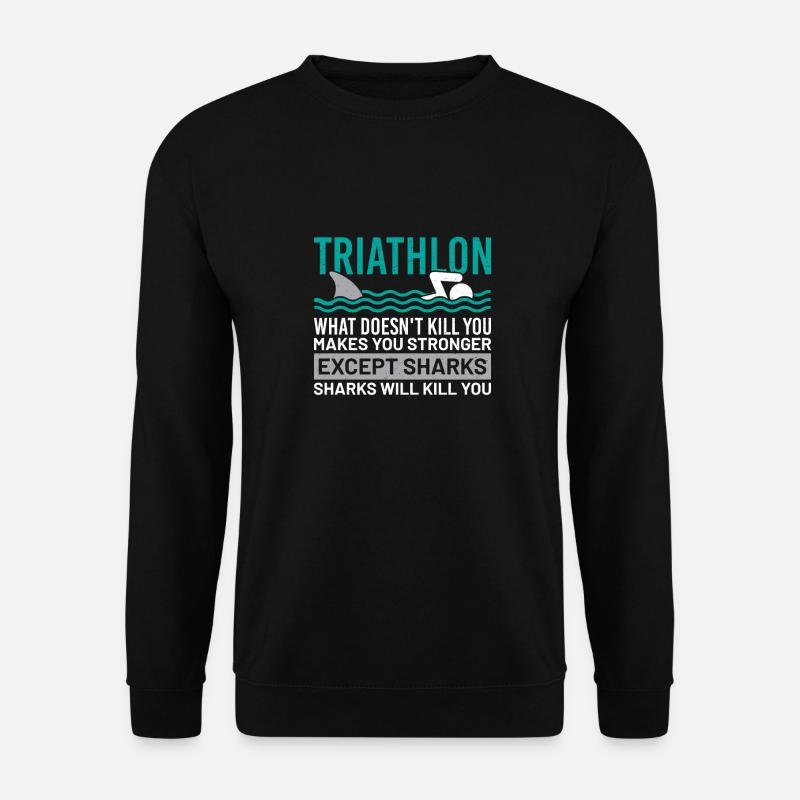 triathlon - Unisex Pullover - Schwarz