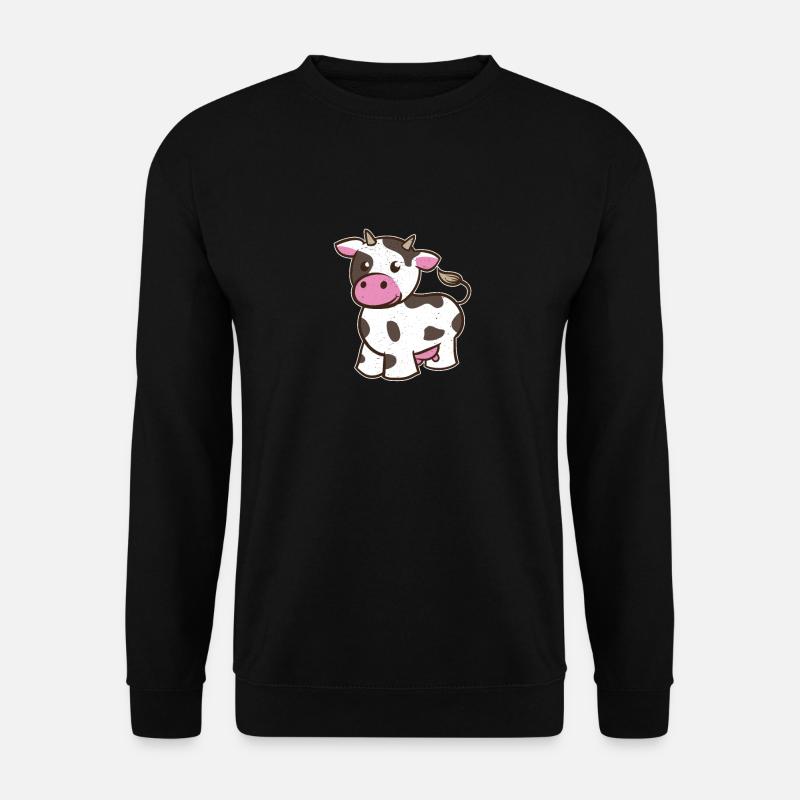 kuh - Unisex Pullover - Schwarz