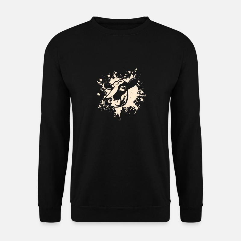 kuh - Unisex Pullover - Schwarz