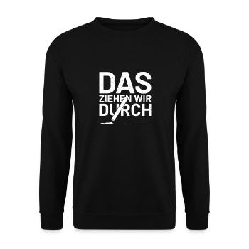 Druffi Party Keta Koks Teile Ecstasy - Unisex Pullover - Schwarz - Vorne - Alina (178cm) & Michal (187cm)