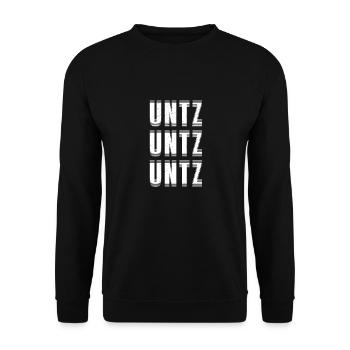 Untz Druffi Keta Koks Teile Ecstasy - Unisex Pullover - Schwarz - Vorne - Alina (178cm) & Michal (187cm)