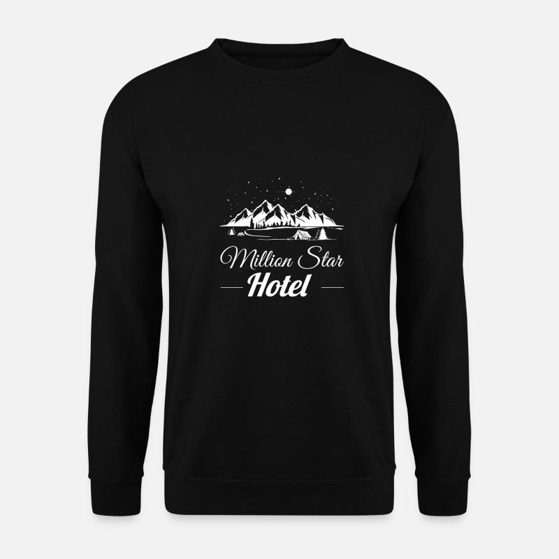 camping - Unisex Pullover - Schwarz