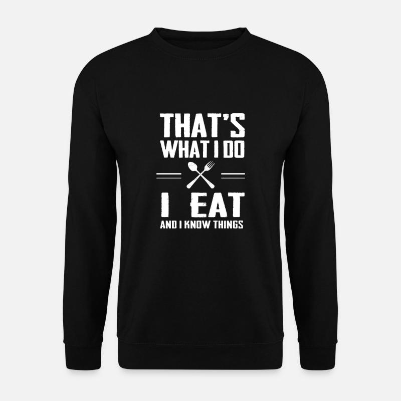 eat - Unisex Sweatshirt - black
