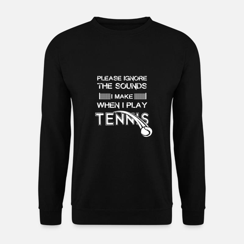 Tennis - Unisex Pullover - Schwarz