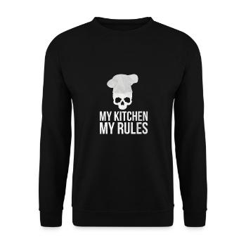 Cuisinier - Sweat-shirt Unisexe - noir - Devant - Alina (178cm) & Michal (187cm)