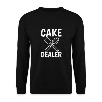 Baker - Unisex Sweatshirt - black - Front - Alina (178cm) & Michal (187cm)