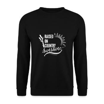 Farmer - Unisex Sweatshirt - black - Front - Alina (178cm) & Michal (187cm)