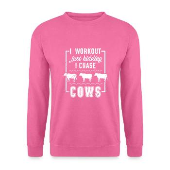 kuh - Unisex Pullover - Pink - Vorne