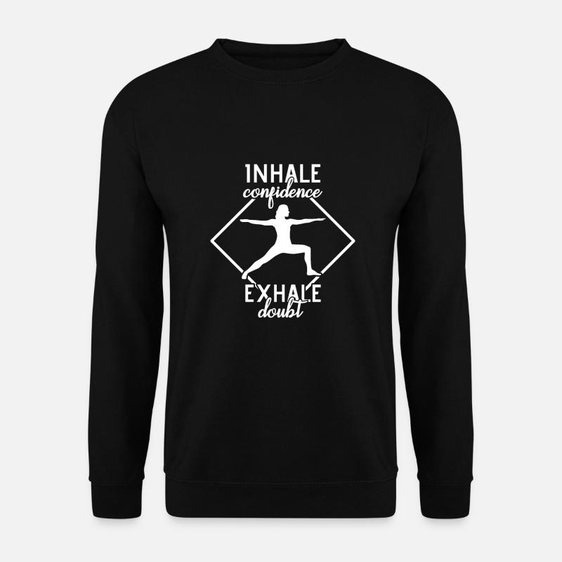 yoga - Unisex Sweatshirt - black