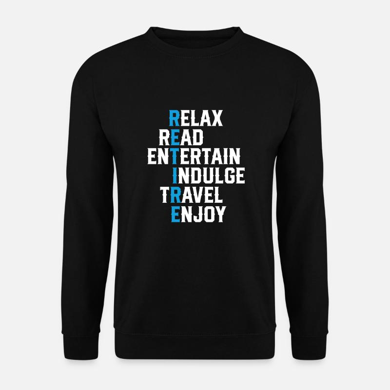 rentner - Unisex Pullover - Schwarz