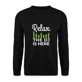 dJ - Sweat-shirt Unisexe - noir - Devant - Alina (178cm) & Michal (187cm)
