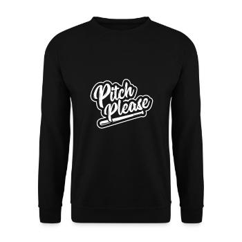 baseball - Unisex Pullover - Schwarz - Vorne - Alina (178cm) & Michal (187cm)